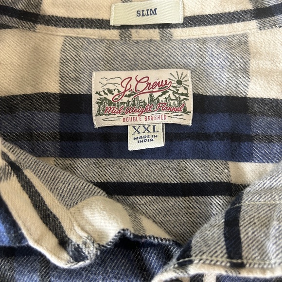 J.Crew Mid-Weight Flannel Double Brushed Shirt Slim Fit Men's Size
XXL - Picture 5 of 7